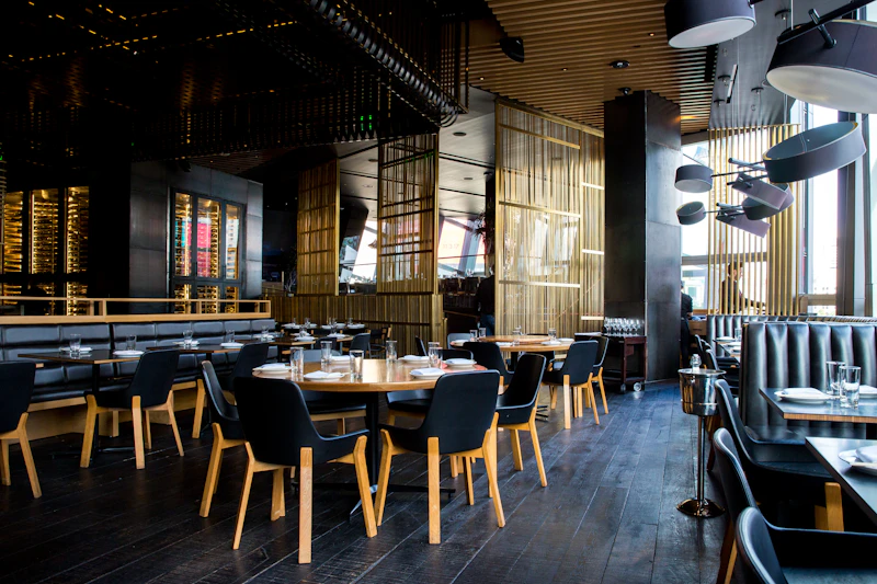 Guests using WiFi in a busy multi-location restaurant dining room