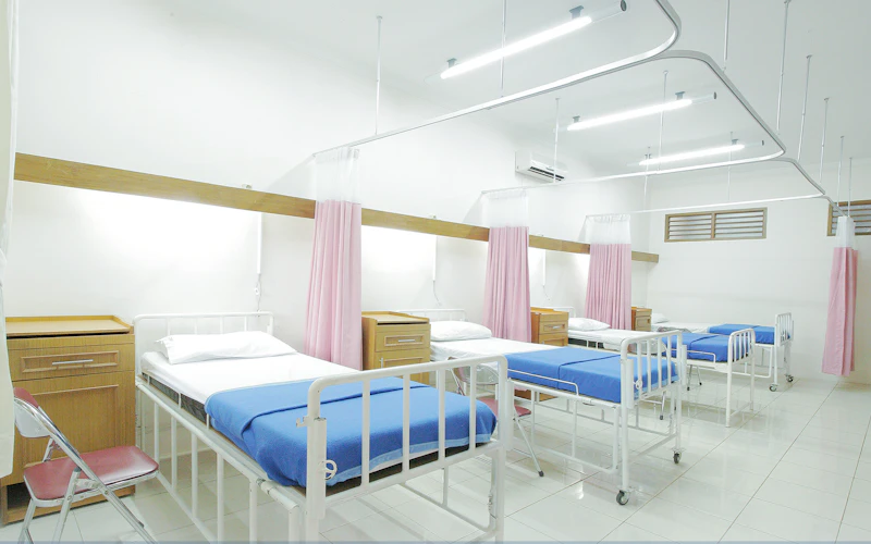 Healthcare environment with segmented, HIPAA-compliant network infrastructure