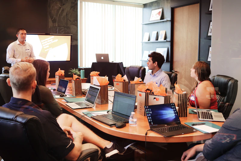 Digital signage displays deployed across a commercial environment with network connectivity