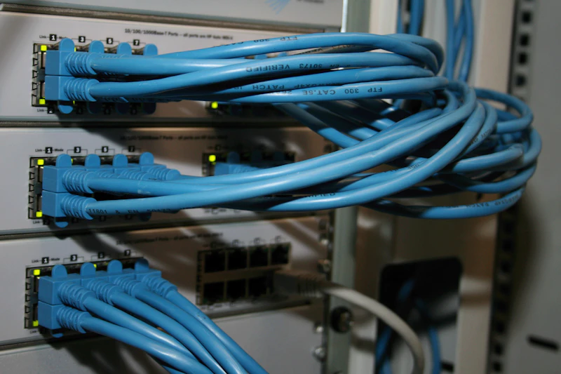 IT infrastructure audit - server room and network equipment inspection