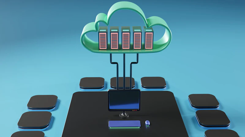 Network monitoring dashboard showing real-time infrastructure health and performance metrics