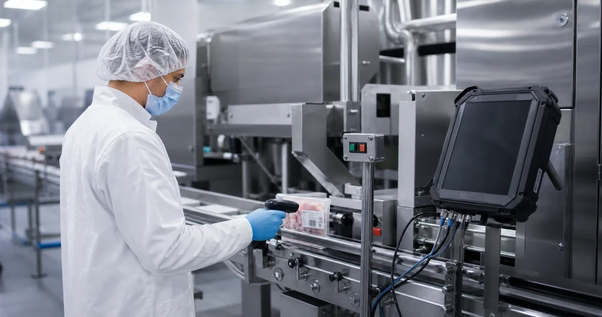 Food production environment with industrial network requirements